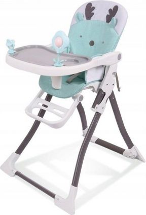 Eco toys Jídelní židlička - Sobík tyrkys - obrázek 1