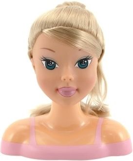 Teddies Česací hlava s doplňky plast 15cm v krabici 35x26x10cm - obrázek 3