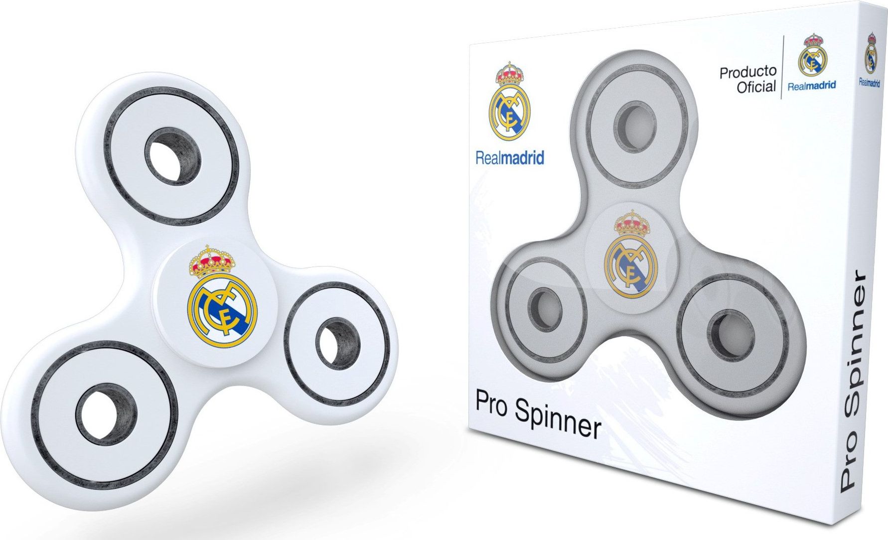 Fidget Spinner Real Madrid bílý - obrázek 1