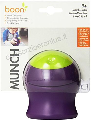 Boon - Svačinová nádobka zeleno-fialová - obrázek 2