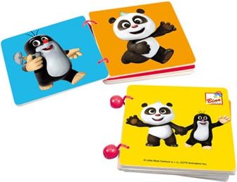 Bino Krtek a Panda, dř. knížka barvy - obrázek 1
