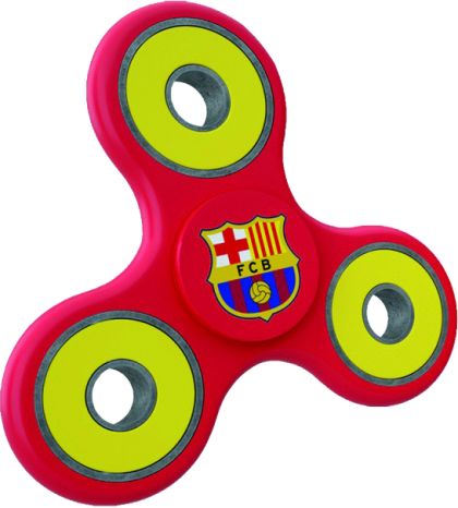 Spinner FC Barcelona červený - obrázek 1