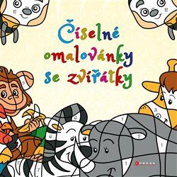 Číselné omalovánky se zvířátky - kol. - obrázek 1