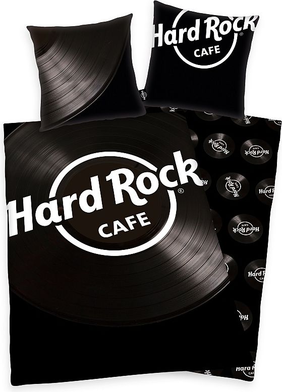 HERDING Povlečení Hard Rock Cafe Bavlna, 140/200, 70/90 cm - obrázek 1