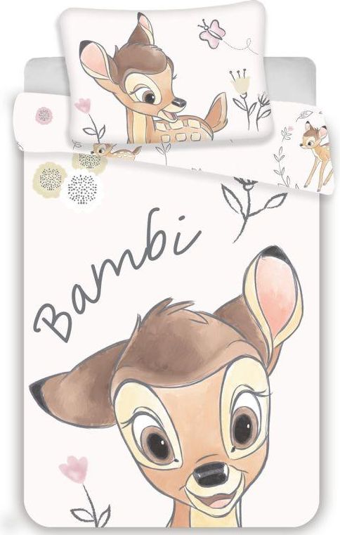 JERRY FABRICS Povlečení do postýlky Bambi Bavlna, 100/135, 40/60 cm - obrázek 1