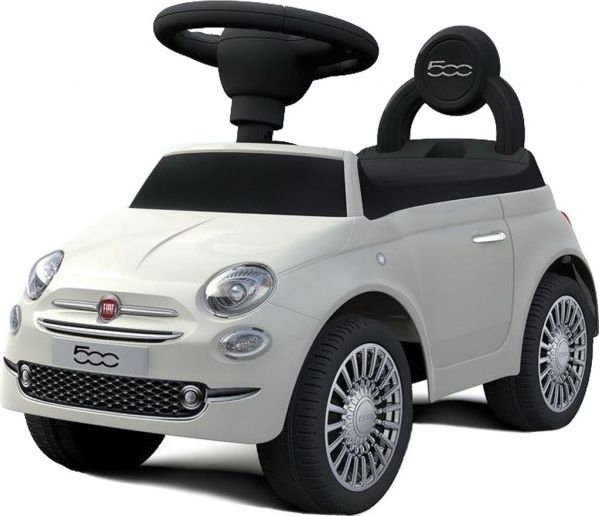 BABY MIX Odrážedlo Baby Mix FIAT 500 bílé - obrázek 1
