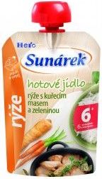 6x SUNÁREK Kapsička - Rýže s kuřecím masem a zeleninou (120 g) - obrázek 2