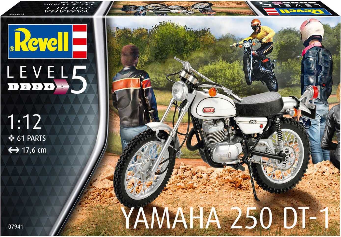REVELL Plastic ModelKit motorka 07941 - Yamaha 250 DT-1 (1:8) - obrázek 3