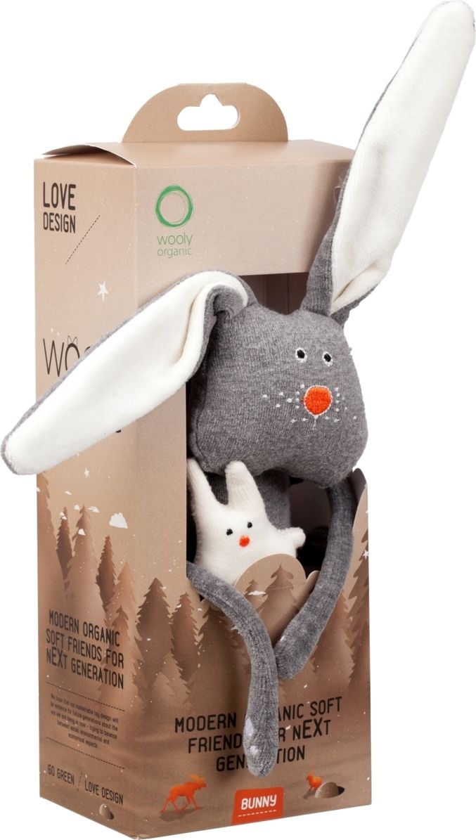 Woor Soft toy - králíček s miminkem uni - obrázek 2