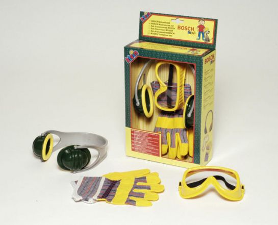 Dětské nářadí Klein Bosch - sluchátka,rukavice,brýle - obrázek 1