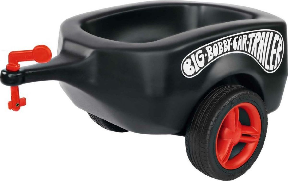 Big Přívěsný vozík Bobby car černý - obrázek 1