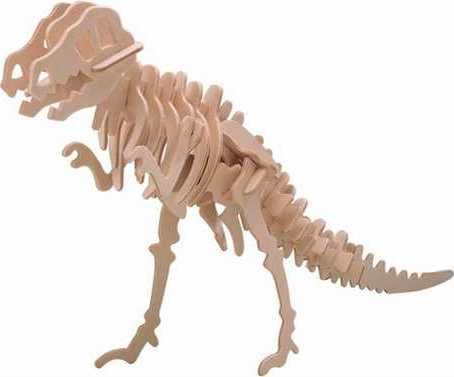 WOODCRAFT CONSTRUCTION KIT Woodcraft Dřevěné 3D puzzle velký Tyranosaurus - obrázek 1