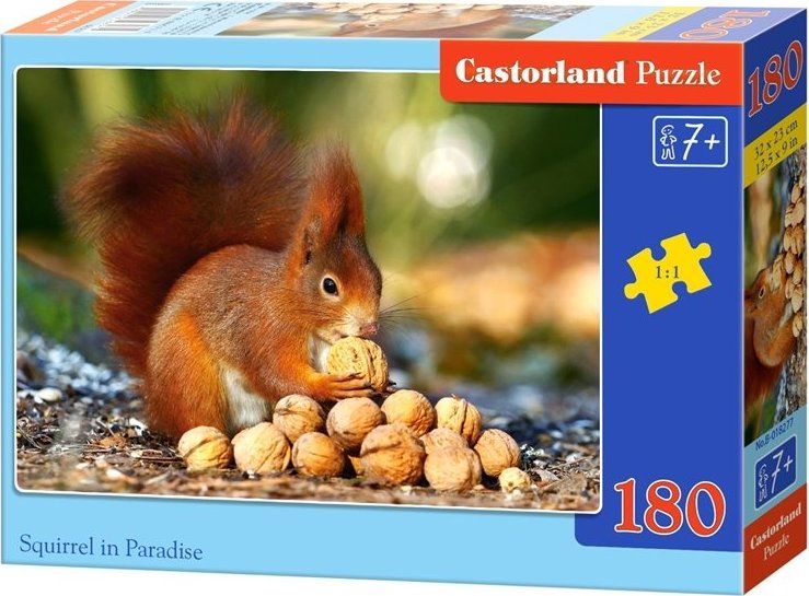 CASTORLAND Puzzle Veverka s oříšky 180 dílků - obrázek 2