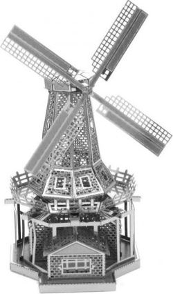 METAL EARTH 3D puzzle Větrný mlýn - obrázek 1