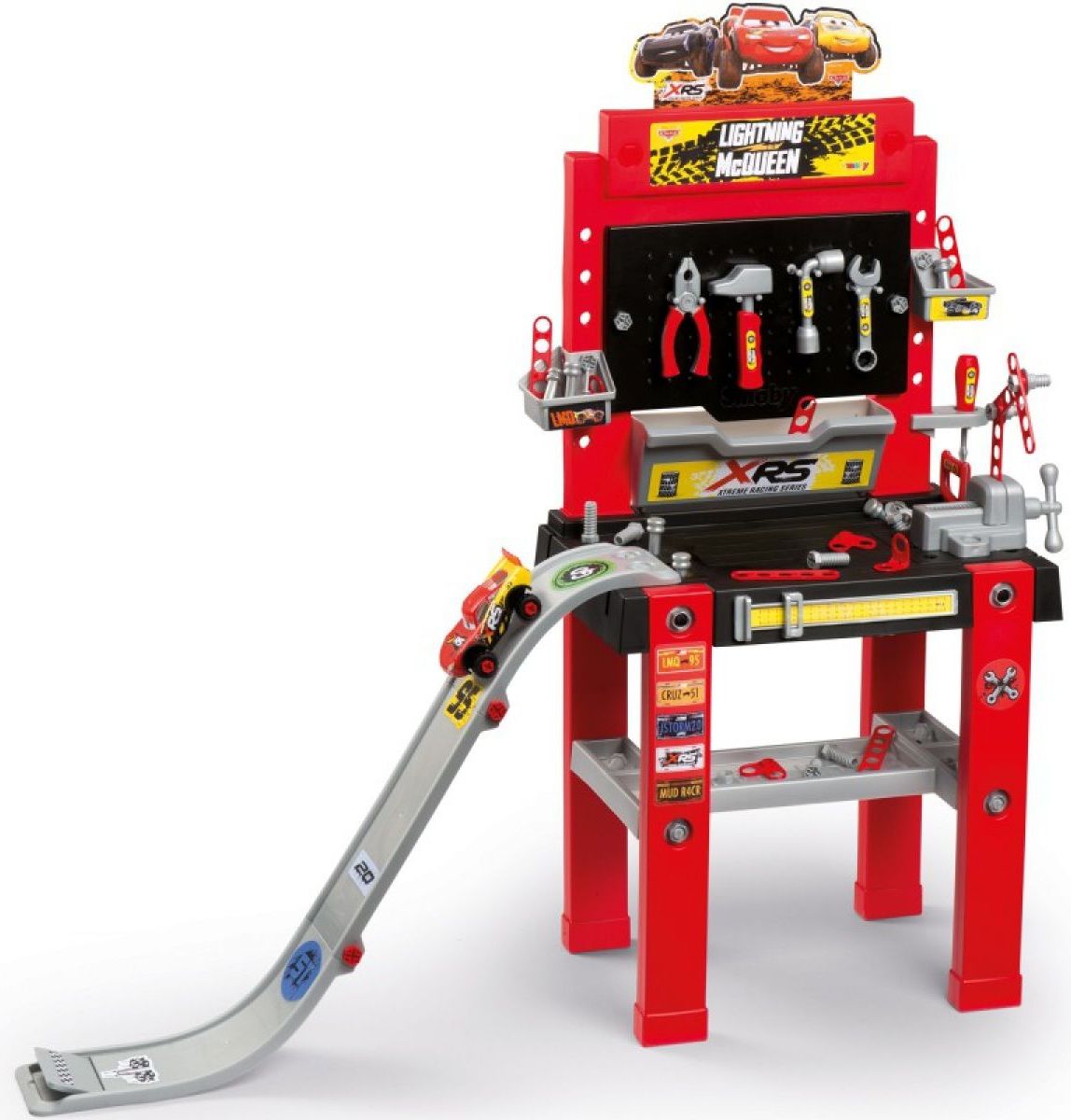 Smoby Cars 3 XRS Pracovní dílna Bricolo Center - obrázek 1
