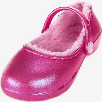 Karin Fuzz Lined Clog Baleríny dětské Crocs | Růžová | Dívčí | 30-31 - obrázek 2