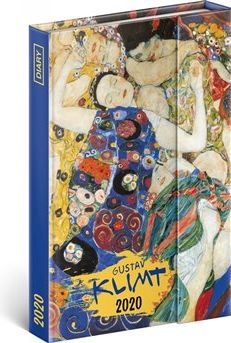 Týdenní magnetický diář Gustav Klimt 2020, 11 × 16 cm - obrázek 1