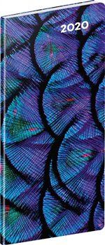 Kapesní diář Detail 2020, plánovací měsíční, 8 × 18 cm - obrázek 1