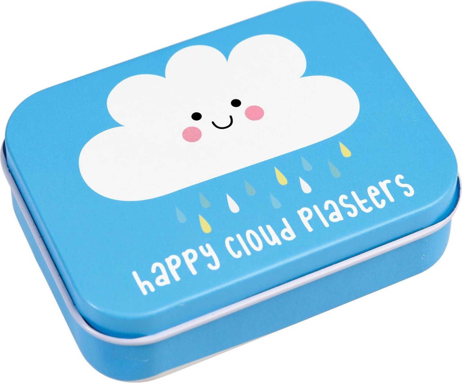 Dětská sada náplastí v plechové krabičce Happy Cloud uni - obrázek 1