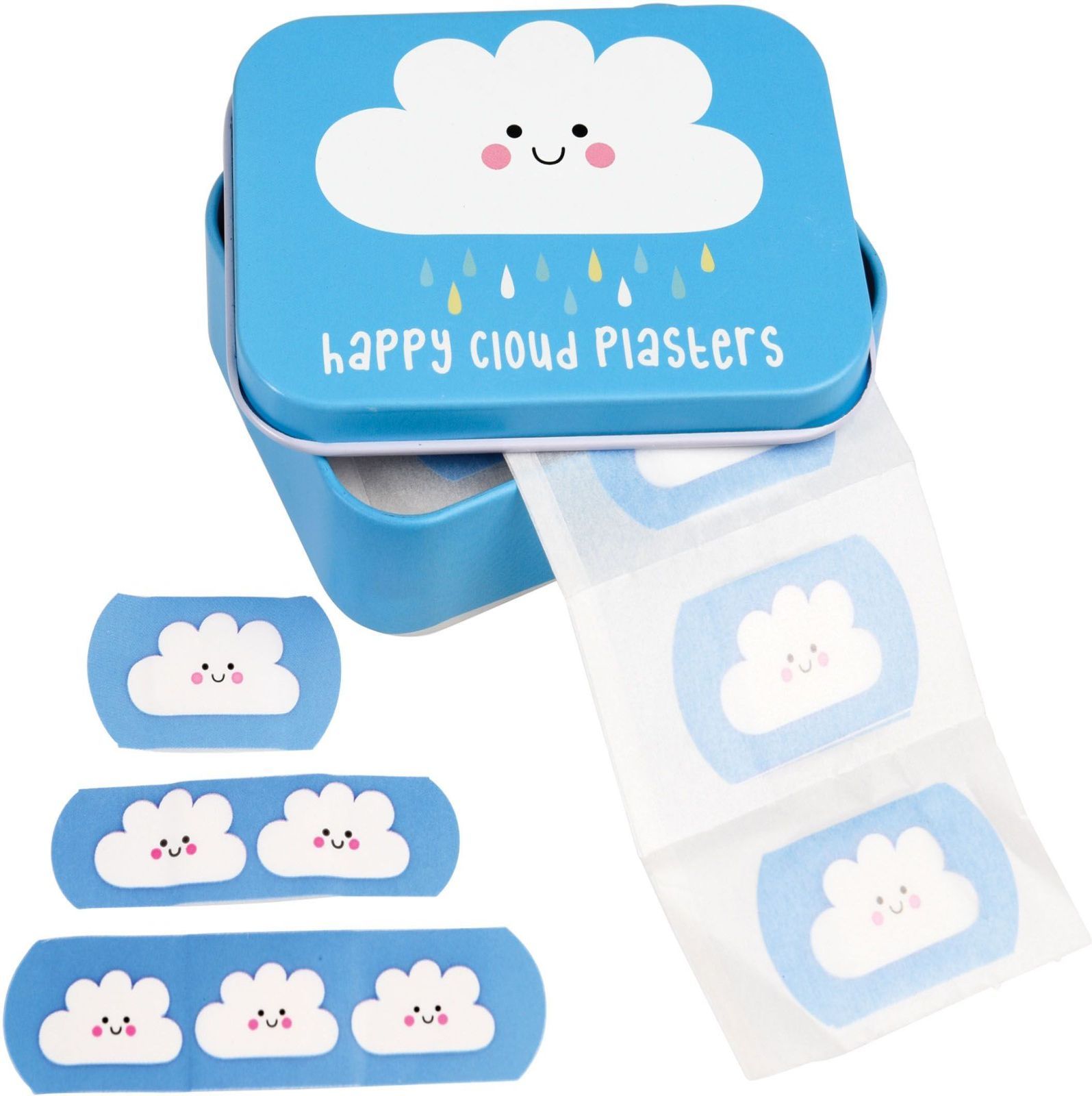 Dětská sada náplastí v plechové krabičce Happy Cloud uni - obrázek 2