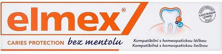 elmex Zubní pasta bez mentolu s aminfluoridem 75 ml - obrázek 2
