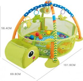 Konig Kids Vzdělávací hrací deka s 30 míčky Konig Kids - Želva - obrázek 3