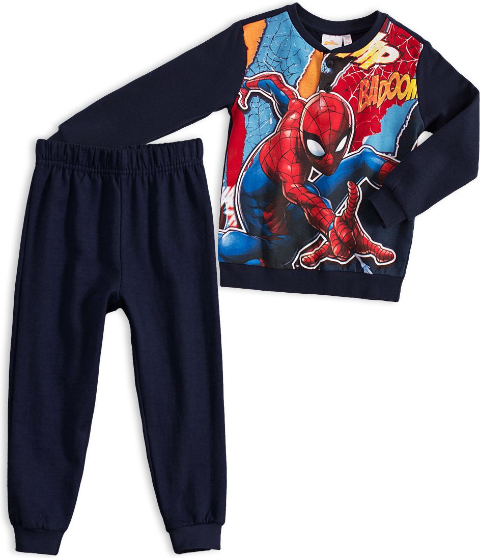 Chlapecké termo pyžamo MARVEL SPIDERMAN tmavě modré Velikost: 122 - obrázek 1