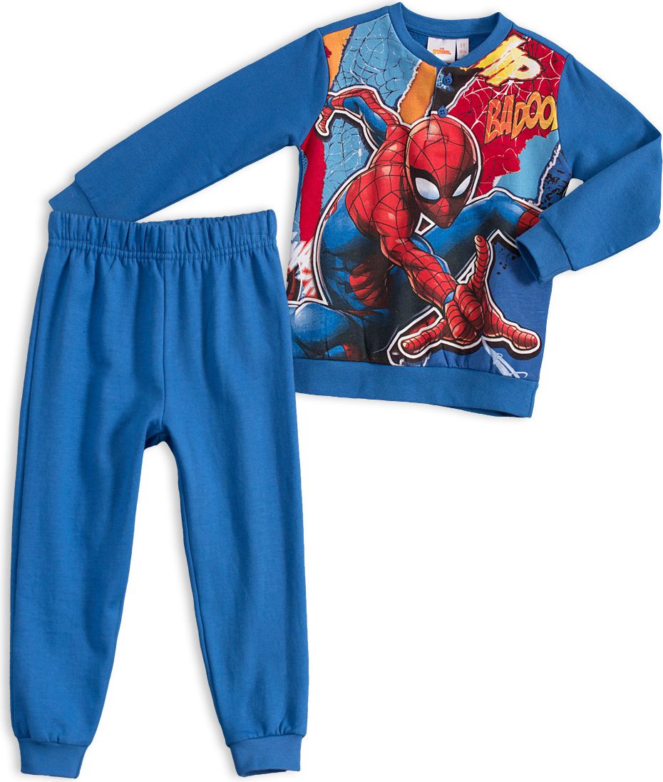 Chlapecké termo pyžamo MARVEL SPIDERMAN modré oceano Velikost: 122 - obrázek 1