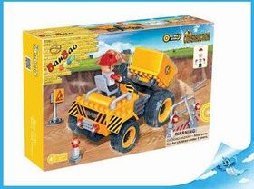 BanBao stavebnice Construction auto kontejnerové + 1 figurka - obrázek 1