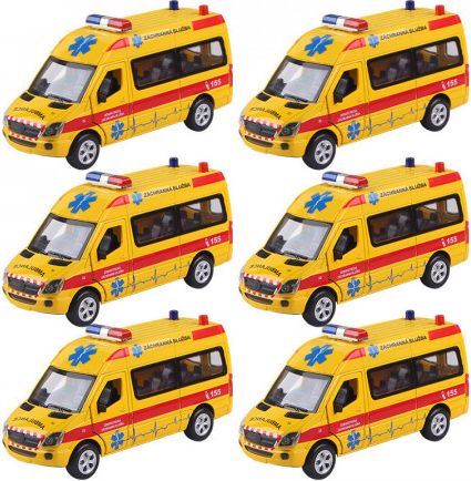 Auto kovové Záchranáři Mercedes-Benz 1:32 - obrázek 1