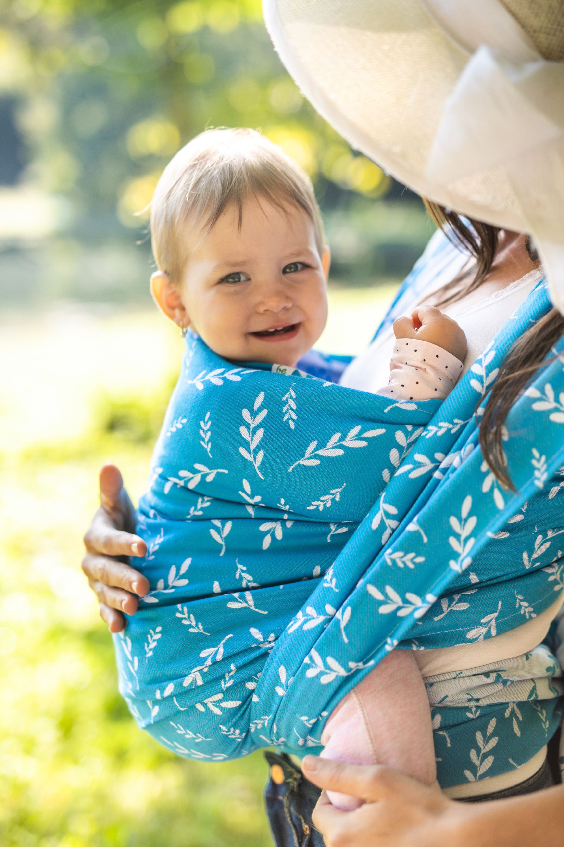 Be Lenka Šátek Lenka Lístky - Azurové Velikost: 5,2 m - obrázek 4