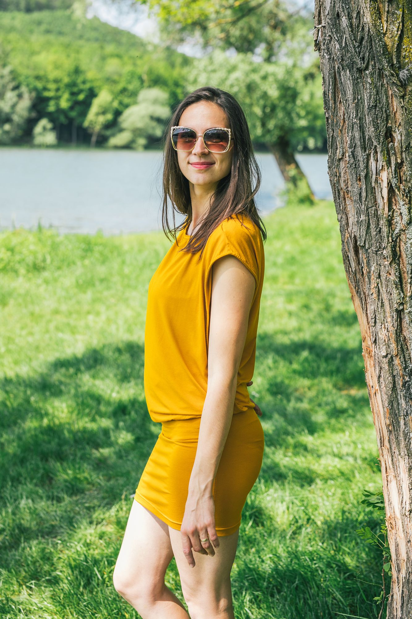 Be Lenka Kojošaty Ema 2v1 - Mustard Velikost: XL - obrázek 6