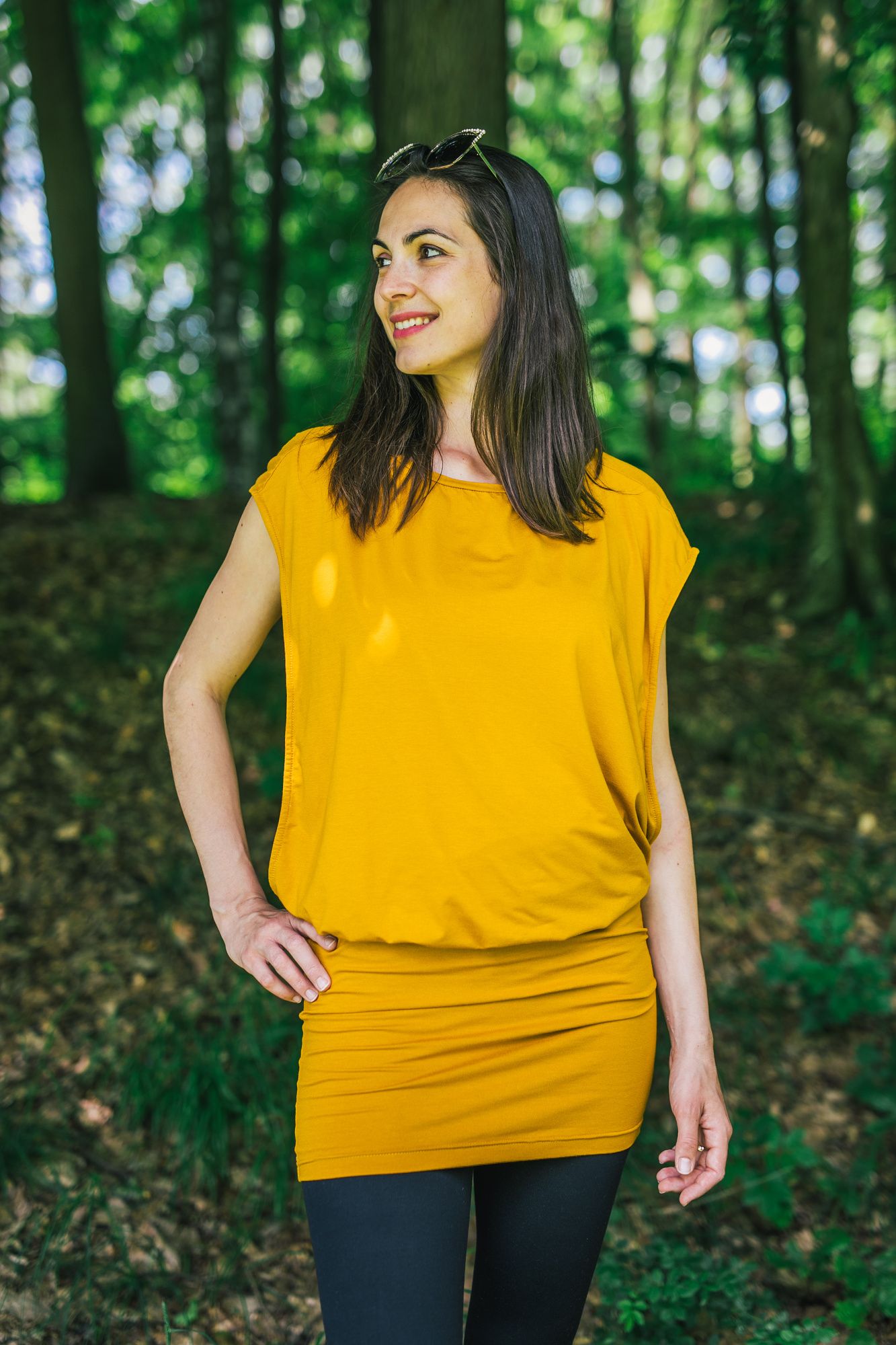 Be Lenka Kojošaty Ema 2v1 - Mustard Velikost: XL - obrázek 8