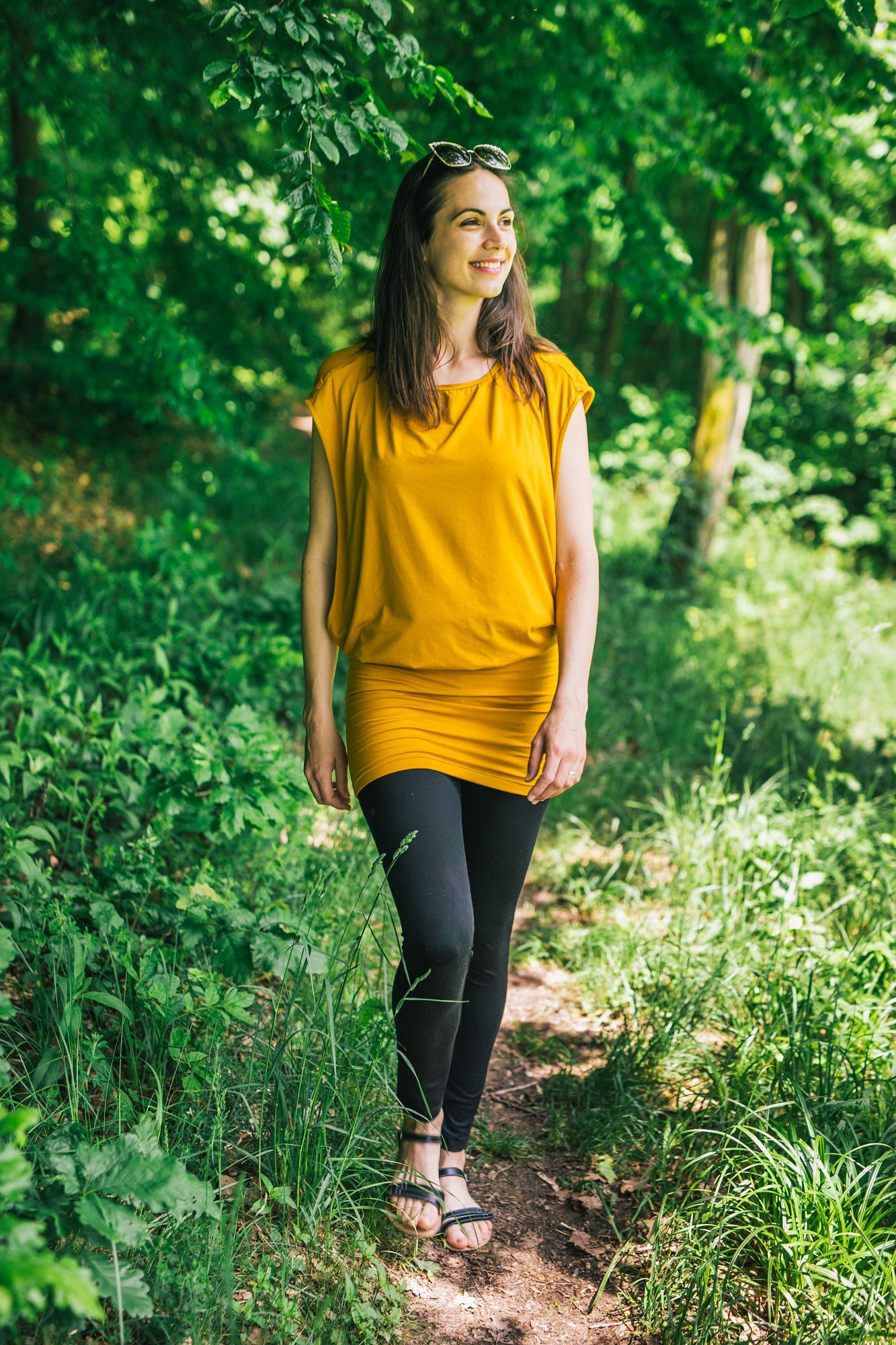 Be Lenka Kojošaty Ema 2v1 - Mustard Velikost: XL - obrázek 10