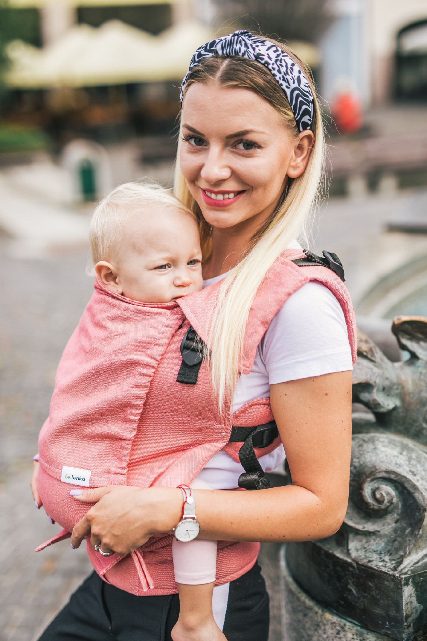 Be Lenka Nosítko Lenka 4ever - Pink Ramenní popruhy: Široké s možnosťou kríženia - obrázek 3