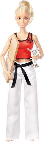 Barbie sportovkyně panenka Barbie: Fotbalistka blond - obrázek 4