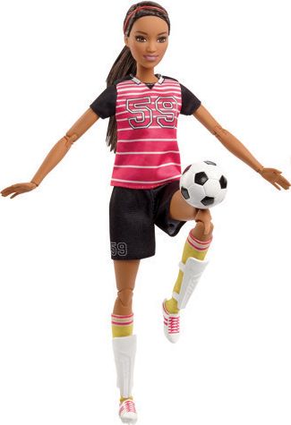 Barbie sportovkyně panenka Barbie: Fotbalistka blond - obrázek 5