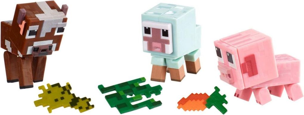Mattel Minecraft Trojbalení zvířátek - obrázek 1