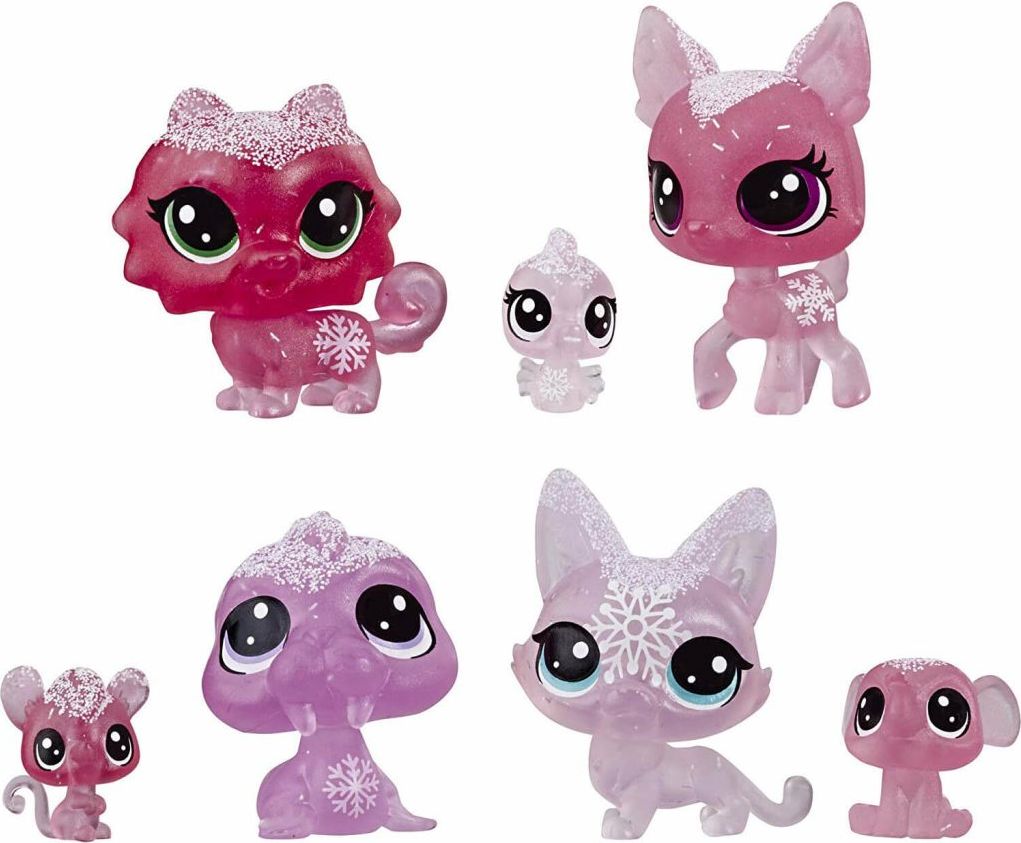 Hasbro LPS Zvířátka z ledového království 7 ks - růžová - obrázek 1