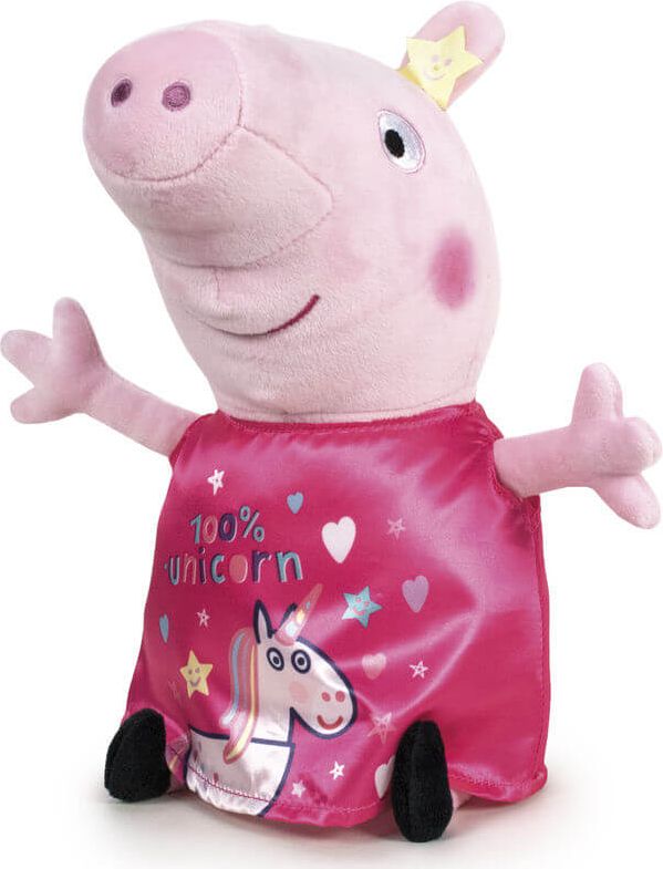 Play by Play Prasátko Peppa plyšová Peppa růžová 40 cm - obrázek 1