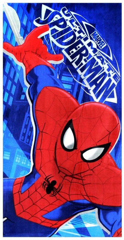Setino · Plážová premium osuška Spiderman - MARVEL - 70 x 140 cm - obrázek 1