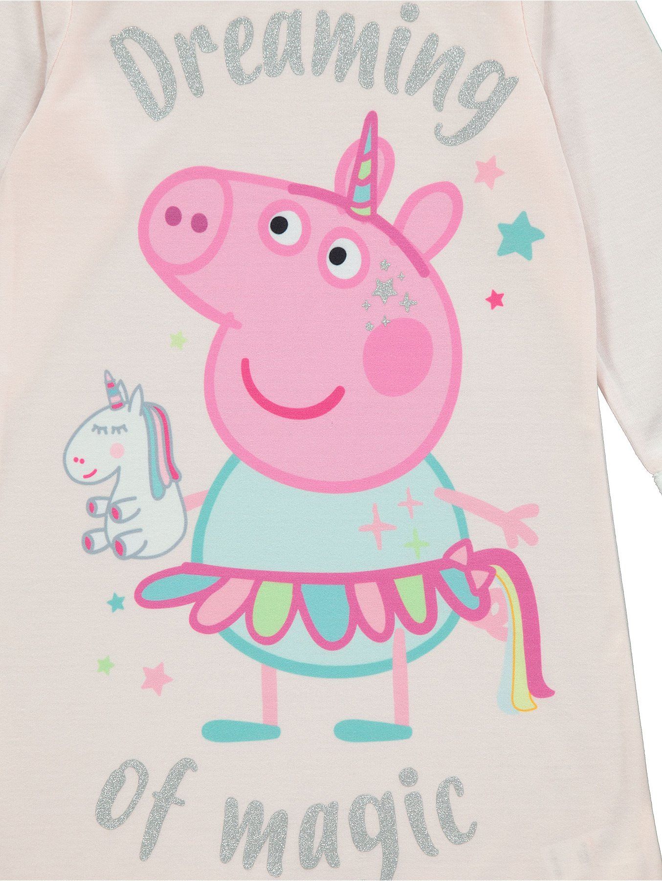 Dívčí noční košilka GEORGE, růžová , s pláštěm, motiv prasátko Pepina Velikost: 110 - 116cm (5 - 6 let) - obrázek 3