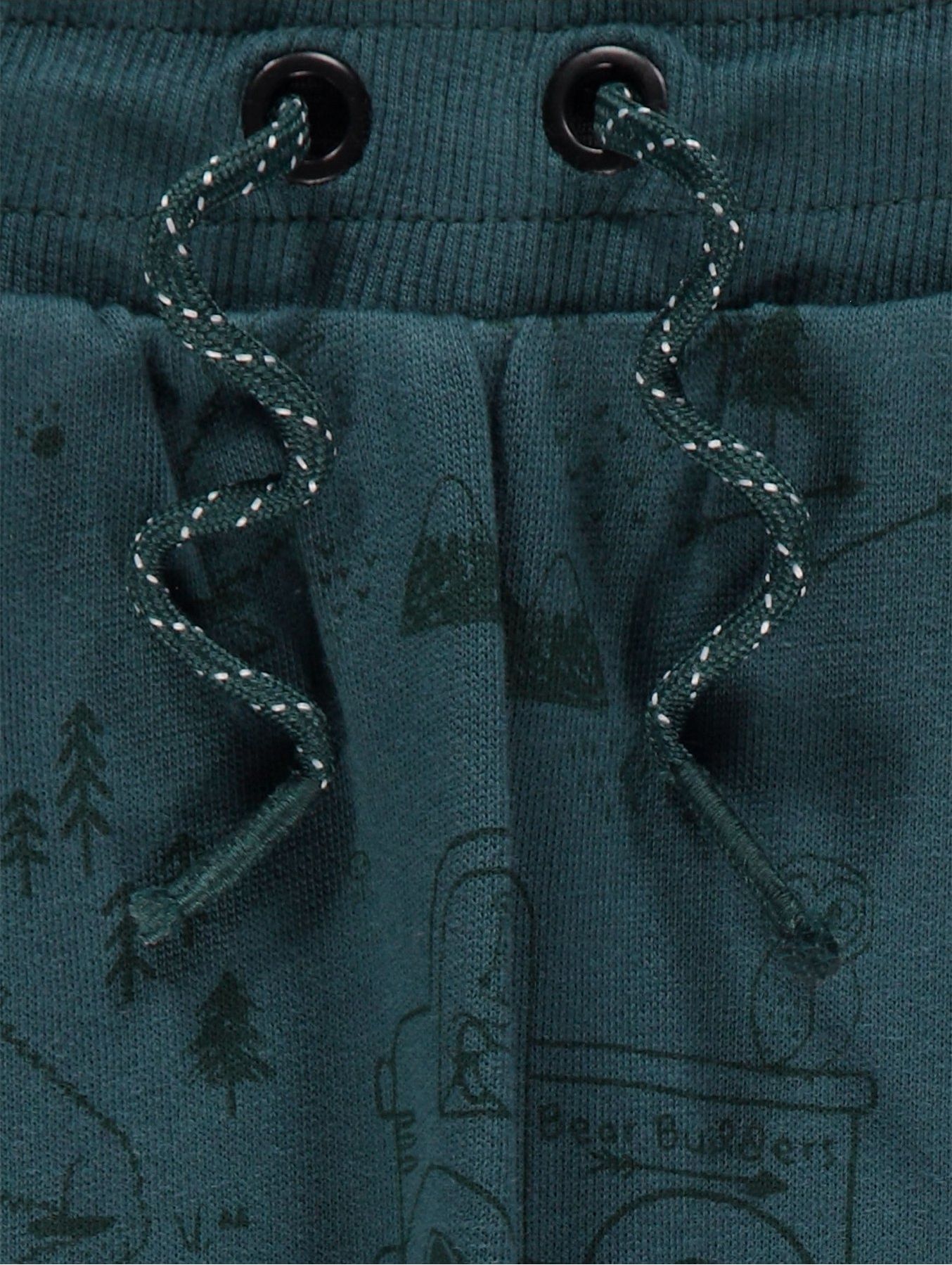 Chlapecké tepláky GEORGE, zelenomodré, motiv zvířatka Velikost: 86 - 92cm (1.5 - 2 roky) - obrázek 3