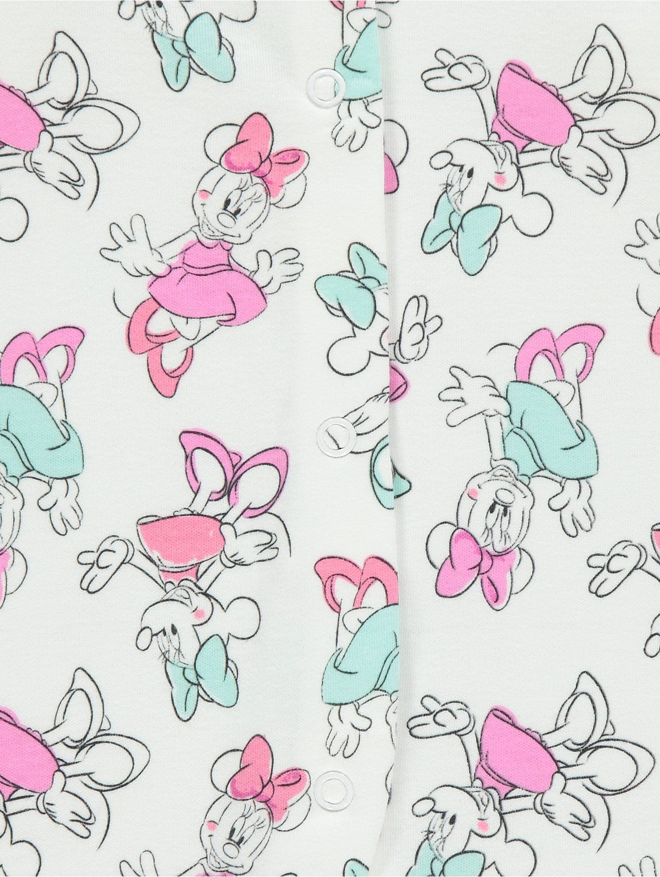 Kojenecké dupačky GEORGE, 2ks v balení, motiv Minnie Mouse, tyrkysové Velikost: 86 - 92cm (18 - 24 měsíců) - obrázek 3