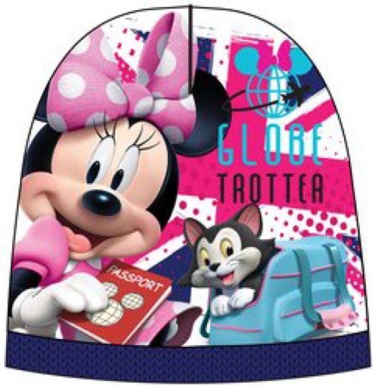SunCity · Dívčí teplá čepice Minnie Mouse - Disney - modrá 52 - obrázek 1