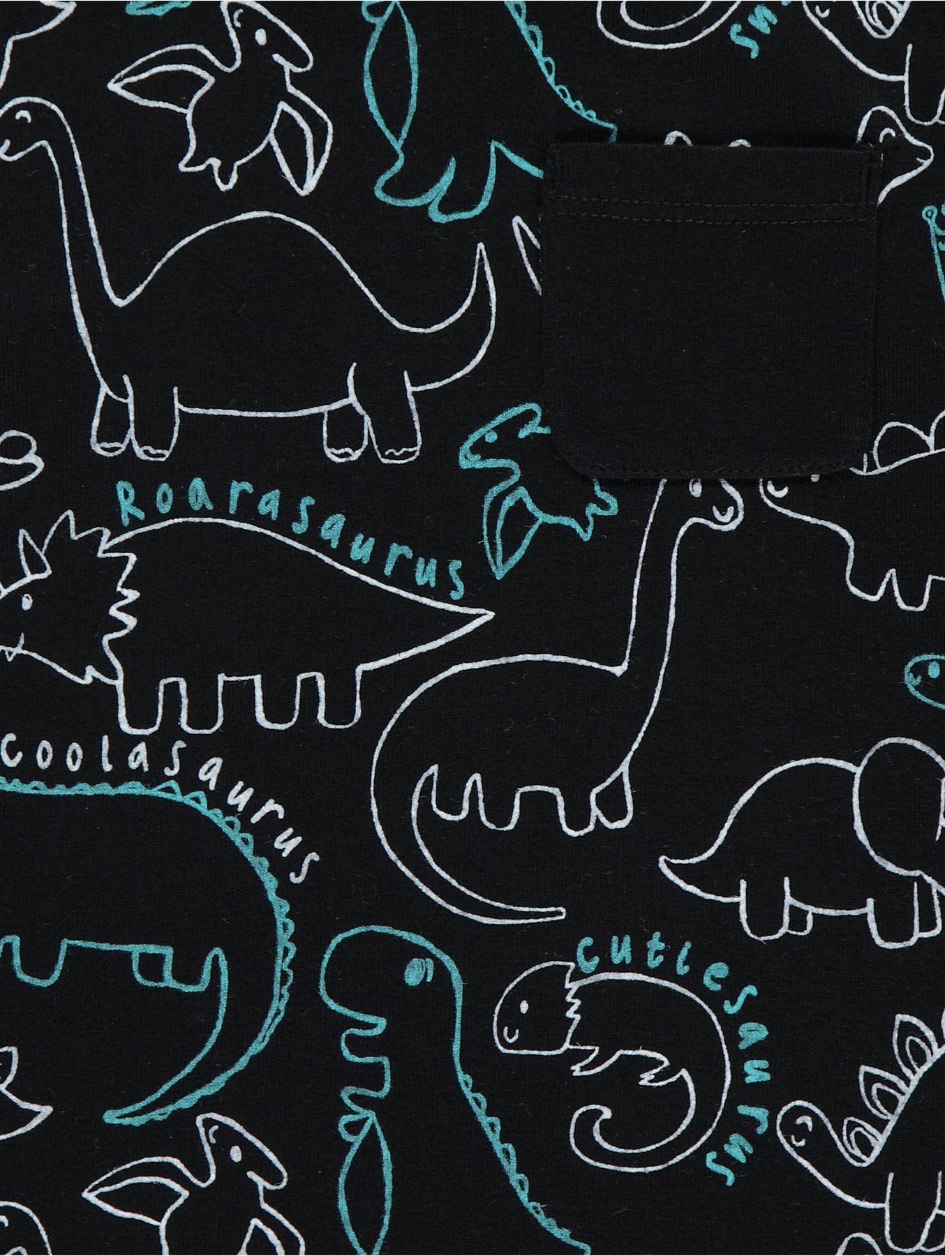 Kojenecká trička GEORGE, 3ks v balení, dlouhý rukáv, motiv dinosaurus Velikost: 80 - 86cm (12 - 18 měsíců) - obrázek 3