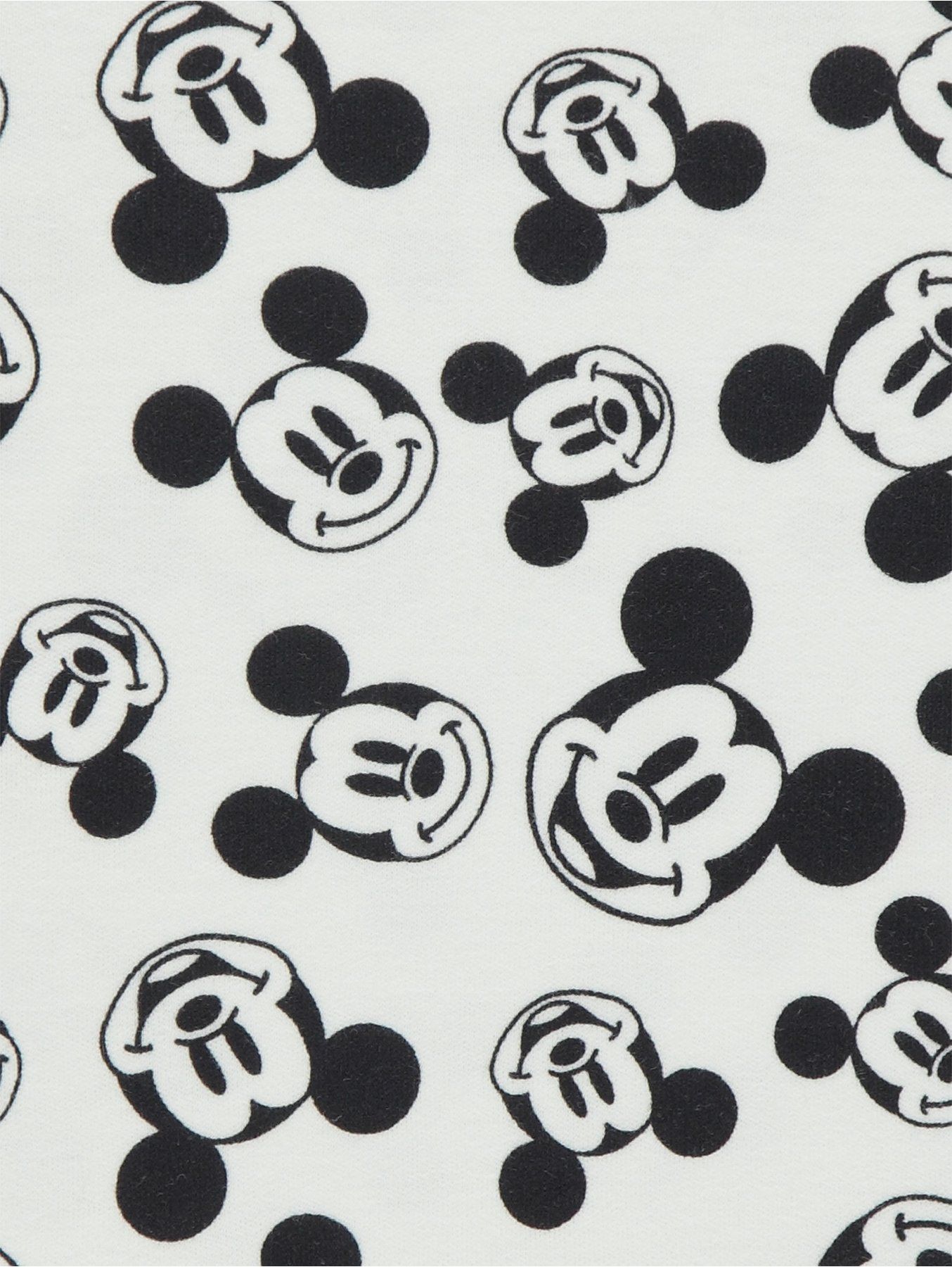 Kojenecké body GEORGE, 7ks v balení, krátký rukáv, motiv Mickey Mouse Velikost: 56 - 62cm (0 - 3 měsíce) - obrázek 3