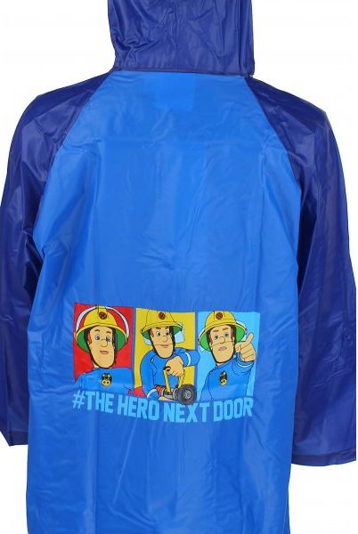 Setino · Dětská / chlapecká pláštěnka Požárník Sam - Hasič Sam - Fireman Sam - modrá EU 128 - obrázek 2