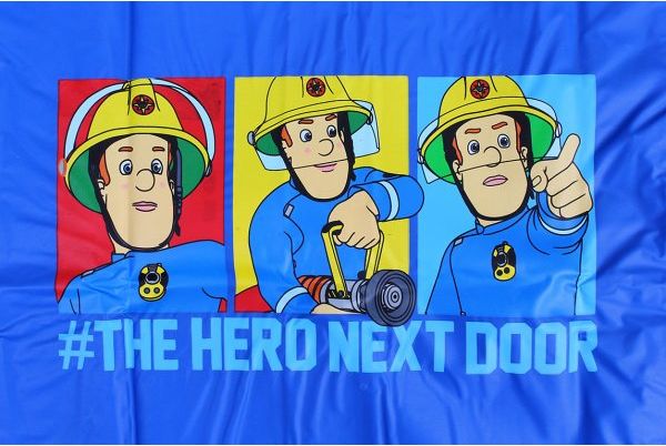 Setino · Dětská / chlapecká pláštěnka Požárník Sam - Hasič Sam - Fireman Sam - modrá EU 128 - obrázek 3
