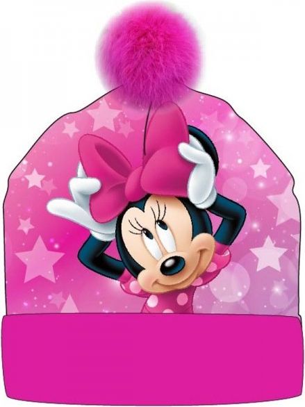 E pus M · Dívčí zimní čepice s bambulí Minnie Mouse - Disney 52 - obrázek 1